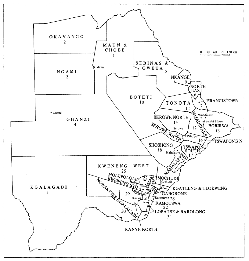 BW 1974 Constituencies