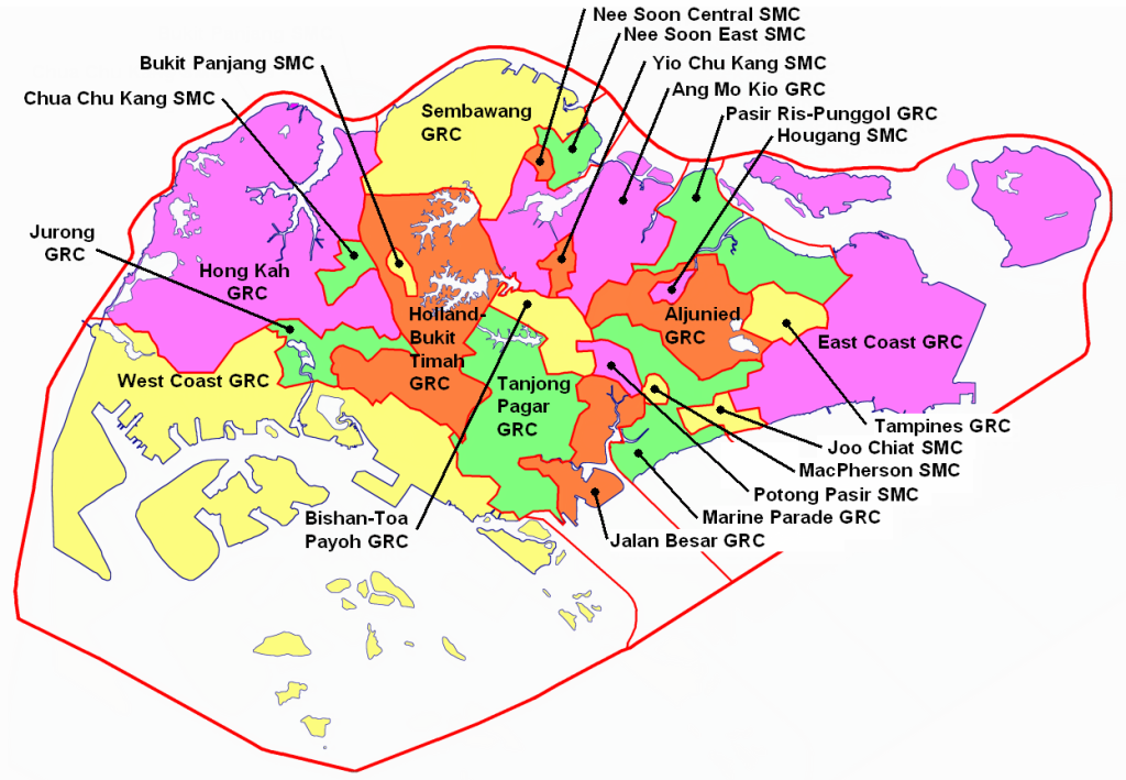 SG 2006 Districts Map